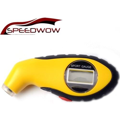 SPEEDWOW Auto Car Motorcycle Tire Pressure Gauge Tester Meter Tool Tyre Tire Air Pressure Gauge LCD Digital Tester