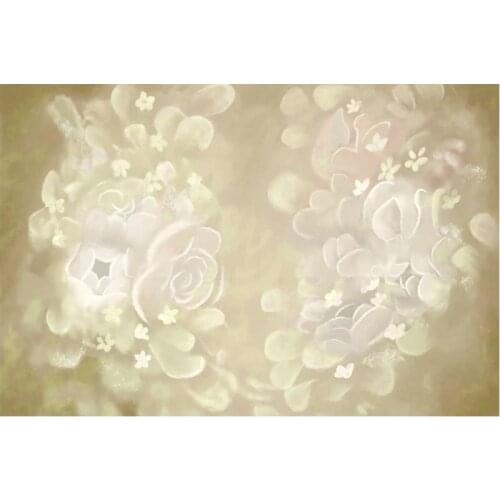 Plants Backdrop Golden Rose Photography Background Celebration Photo Booth Studio Decor