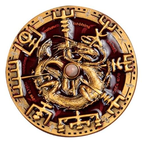 Hot sale custom high quality souvenir coins, wholesale high quality custom 3D dragon totem logo metal coins