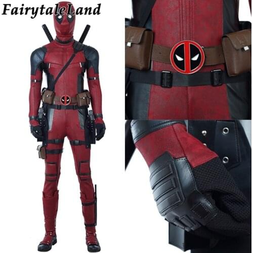 Movie Red Soldier Cosplay Costume Wade Red Battle Bodysuit Halloween Christmas Outfit Full Sets With Boots