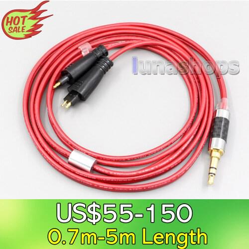 LN006675 4.4mm XLR 2.5mm 3.5mm 99% Pure PCOCC Earphone Cable For FOSTEX TH900 MKII MK2 TH-909 TR-X00 TH-600