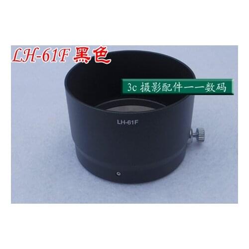 LH-61F LH61F 58mm Metal Bayonet Mount Lens Hood cover for Olympus M.ZUIKO DIGITAL ED 75mm f/1.8 camera black