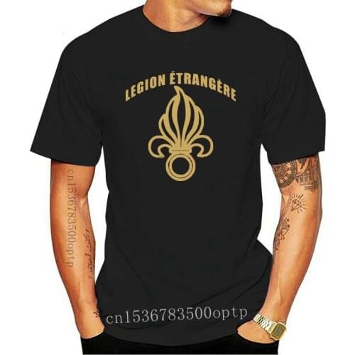 New Men T-shirt Military J591 French Foreign Legion Etrangere Granata Sette Fiamme