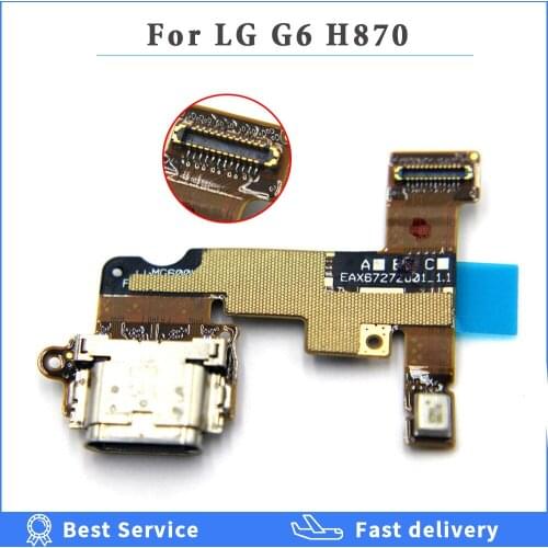 Original Charging Port Dock Connector Flex Cable For LG G6 G600 H870 H871 H872T LS993 Type C USB Charger Flex Cabl
