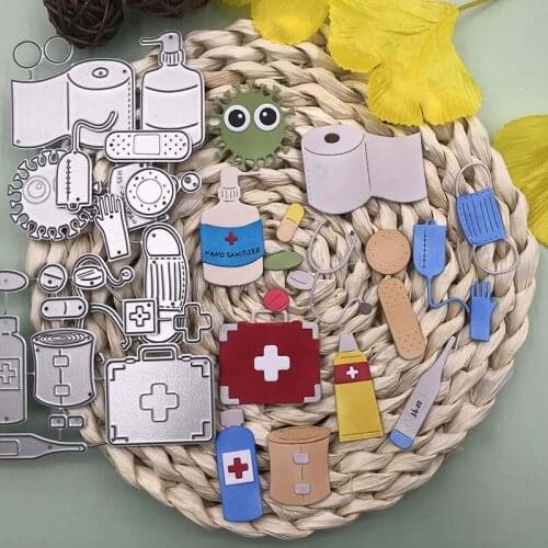 Panalisacraft medical supplies Metal Cutting Dies healthcare medical diecut scrapbooking Album Paper Card Craft Embossing