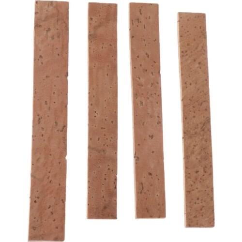 Durable 4 Pieces Clarinet Clarionet Neck Joint Cork Sheets 2mm Thickness