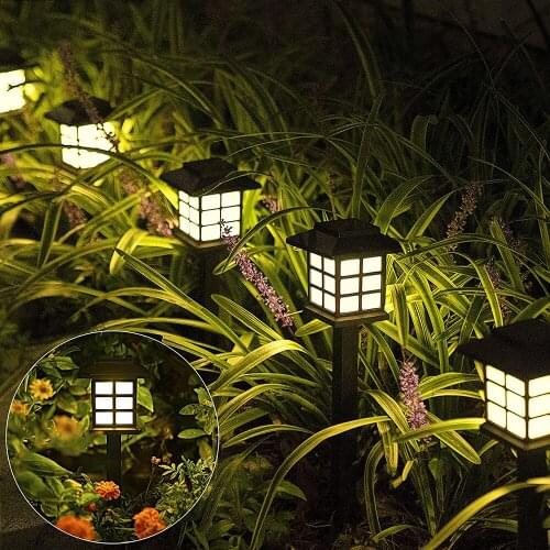 Solar Garden Lights Lawn Light Outdoor Solar Powered Led Pathway Landscape Lighting for Lawn/Patio/Yard/Walkway/Driveway