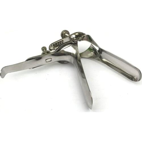 Sex Speculum Medical Themed Toys Stainless Steel Expansion Vaginal Colposcope Medical Themed Toy Vaginal Dilator Anal Speculum