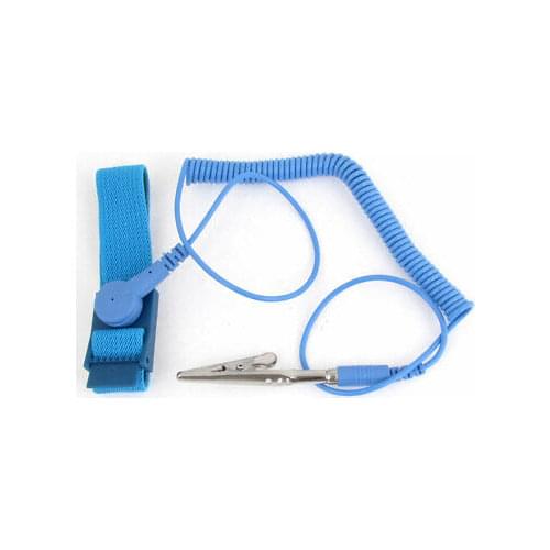 Blue Anti-static Antistatic ESD Ground Strap Wrist Band Grounding Bracelet