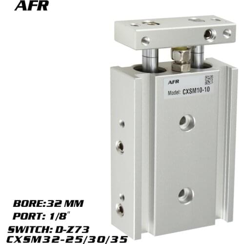 SMC Type Dual Rod Cylinder Basic TYPE double cylinder double shaft cylinder CXSM32-25 CXSM32-30 CXSM32-35 -Z73 -Y59A