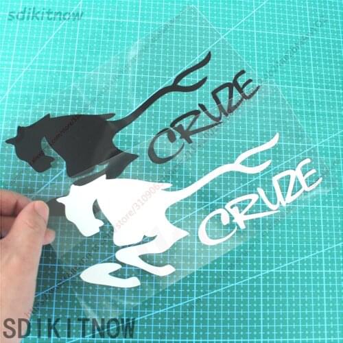 Horse Sports Sticker Racing Windows Door Body Decal Car Styling For chevrolet cruze 2010 2011 2012 2013 2014 2017 accessories