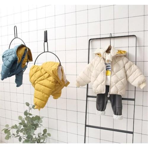 Winter Jacket For Girls Thicken Hooded Fashion Jackets For Boys Newborn Baby Down Outwear Boys Clothing Warm Baby Down Jackets