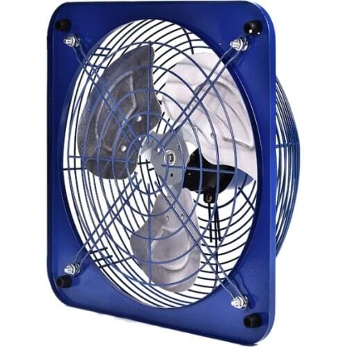 10'' Exhaust Fan Wall Fan Air Ventilation Fan Industrial Duct Booster Fan Powerful Ventilation For Kitchen Bathroom Extractor