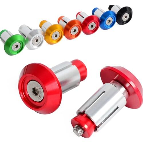 Anodized CNC Handlebar End Plugs for Honda CR CRF XR XL TRX 125 150 230 250 450 650 Motocross Enduro Adventures ATVs Scooters