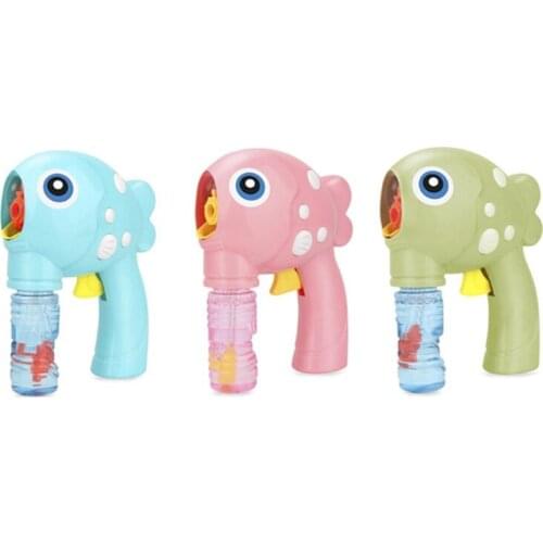 Automatic Bubble Machine Toy Cartoon Fish Soap Blowing Bubbles Childrens Bubble Blowing Machine