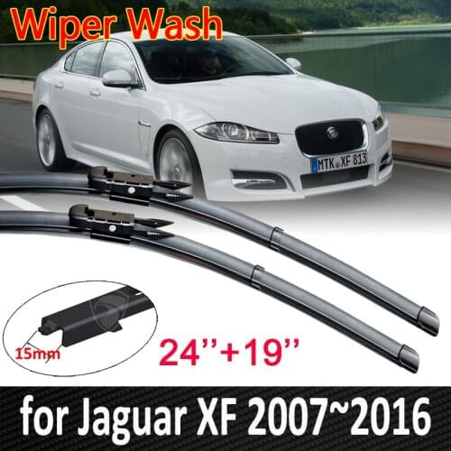 Car Wiper Blade for Jaguar XF 2007~2016 XF Sportbrake Windshield Wipers Car Accessories Stickers 2008 2009 2010 2011 2012 2013