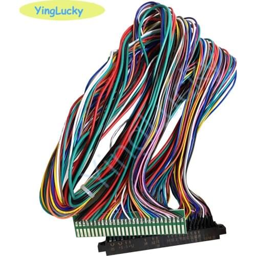 Free shipping 100cm Jamma harness extender full wiring extended wires cable accessories parts for Arcade Game Coin machine cab