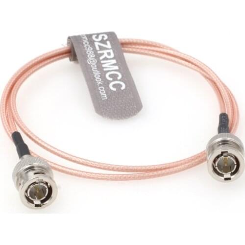 BNC Male to BNC Male 75ohm HD-SDI 3G RG179 Video Coaxial Cable for ARRI RED Blackmagic Cameras Atomos SmallHD Monitor