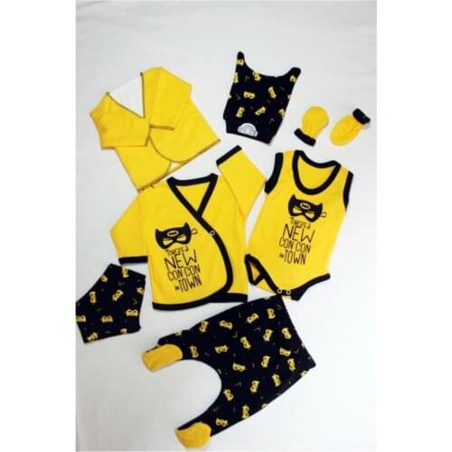 Hospital Output Set Batman Pattern Male Baby 8 Piece Newborn 100 Cotton Rises Quality Outfit 2020