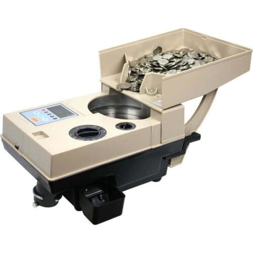 CS-200 High-speed Coin Counter Coin Sorter Game Currency Counting Machine Capacity Of 2000 Pieces 220V/50HZ