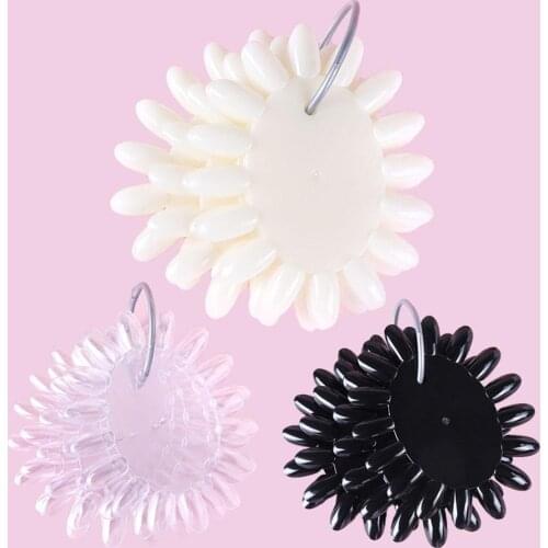 160Pcs Sunflower Color Card Nail Art Acrylic False Tips Practice Display Mould