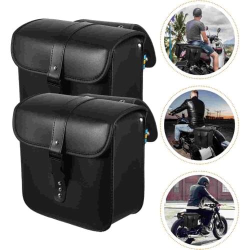 1 Pair Creative Motorcycle Side Bag Motorbike Side Bag Modification Bag
