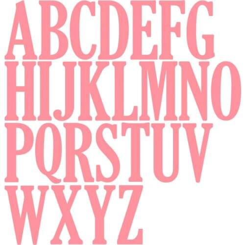 Metal Cutting Dies Cut Dies 26Pcs alphabet letters Stencil for DIY Scrapbooking Photo Album Embossing Paper Cards Diecuts