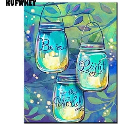 Wholesale full round diamond painting Wishing bottle cross stitch Home Decoration mosaic picture Unfinished Diamond Embroidery