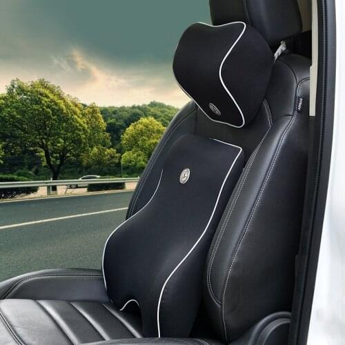 Lumbar support auto Car Pillow Back Seat Cervical Pillow Neck Memory Cotton Relieve Pain Good Support Long Time Driving