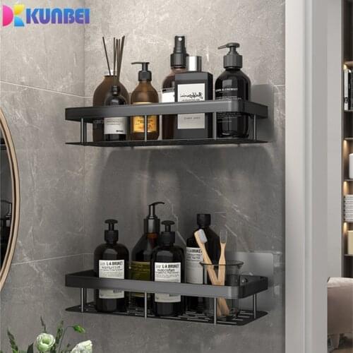 Punch-Free Bathroom Shelf Corner Shelves Shower Storage Rack Kitchen Storage Organizer For Kitchen Accessories Bathroom Set