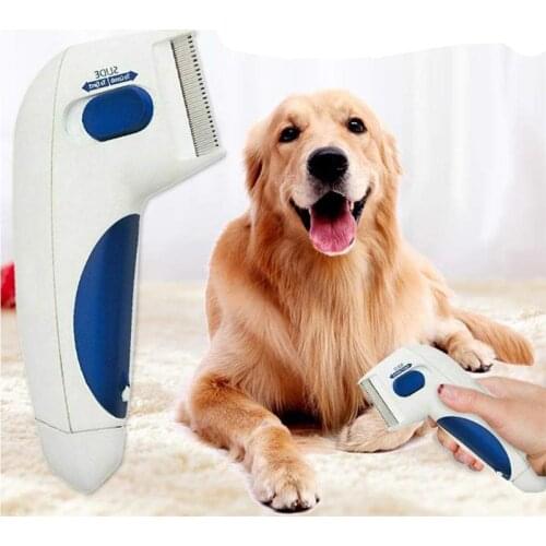 Pet Professional Electric Flea Comb Head Lice Flea Removal Flea Controller Killer Electric Comb Great Doctor for Dogs Cats