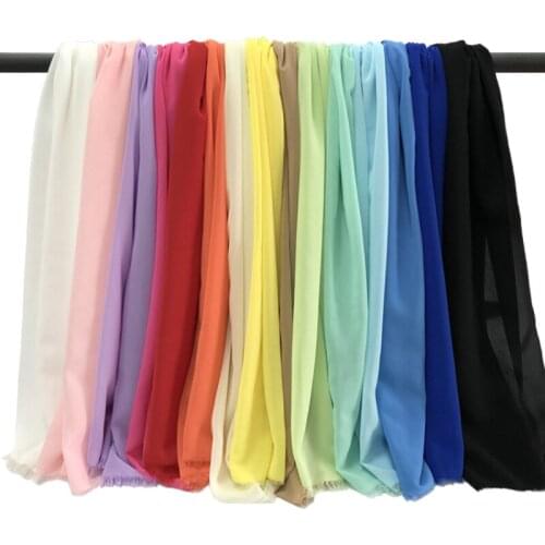 Width 59'' Summer Drape Feeling Thickened Breathable Chiffon Fabric By The Yard For dress Evening Dress Scarf Material