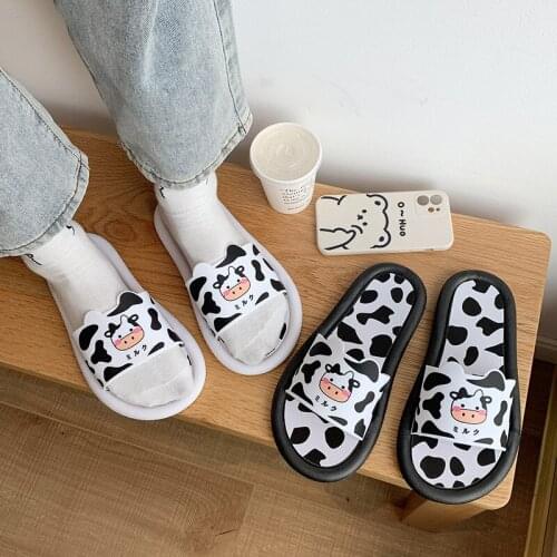 2021 Summer Womens Slippers Cute Ladies Shoes Flats Outdoor Flip Flops Couple Comfort Woman Slides Female Footwear Soft Bottom