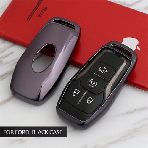 TPU Car Key Case Cover Key Protection Shell For Ford Mustang Edge Explorer Fusion Mondeo Kuka Woman Man Key Bag
