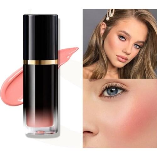 Face Blush Make-Up Pigment Natural Liquid Cheeks Blush Durable Lightweight Face Makeup Cosmetics