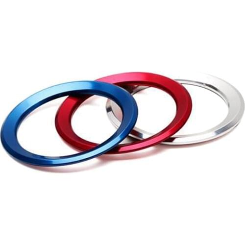 Car Interior Decoration Ring Styling Steering Wheel Circle Trim Sticker For BMW M3 M5 E36 E46 E60 E90 E92 X1 F48 X3 X5 X6