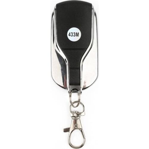 Nice Universal garage door remote control 433MHZ opener Cloning 4 key Auto Car Rolling Code gate 433 remote control duplicator