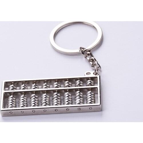 1Pc Trinkets Keychain Key Chain Terminator Abacus Metal Key Chains The Best Souvenir Gift Choice Auto Motorcycle Car Key Ring