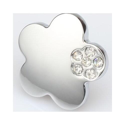 Diamond drawer knob glass crystal kitchen cabinet handle knob shiny silver dresser cupborad furniture knobs pulls handles chrome