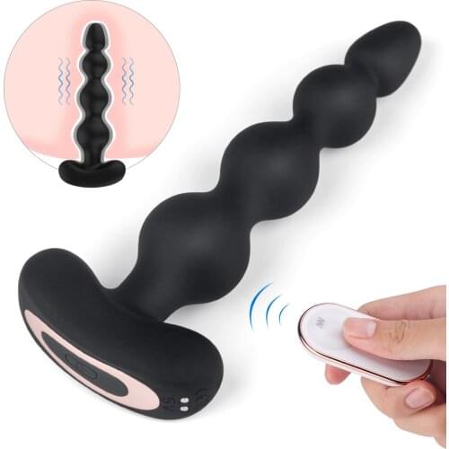 Anal Beads Vibrator G Spot Dildo Wireless Remote Control Butt Plug Masturbator Male Prostata Massager For Man Sex Toys For Woman
