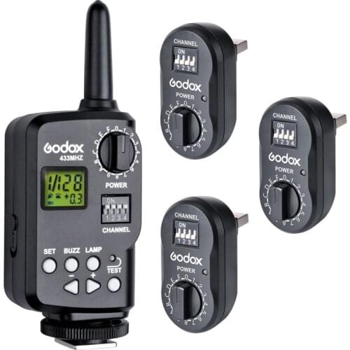Godox FT-16 Wireless Power Controller Trigger + 3 Pcs Receiver for AD360 QT QS GT