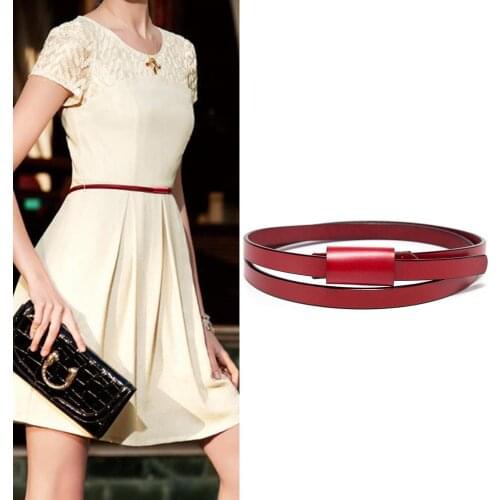 BISON DENIM Women's Leather Belts