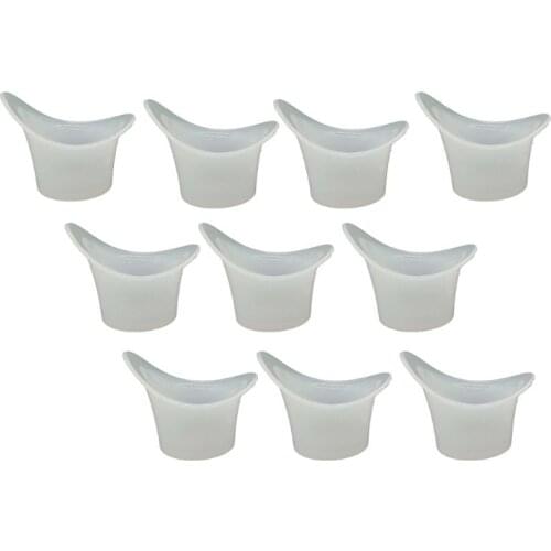 10pcs Eyewash Cup Silicone Resuable Soft Eye Bath Cup Eye Wash Cup