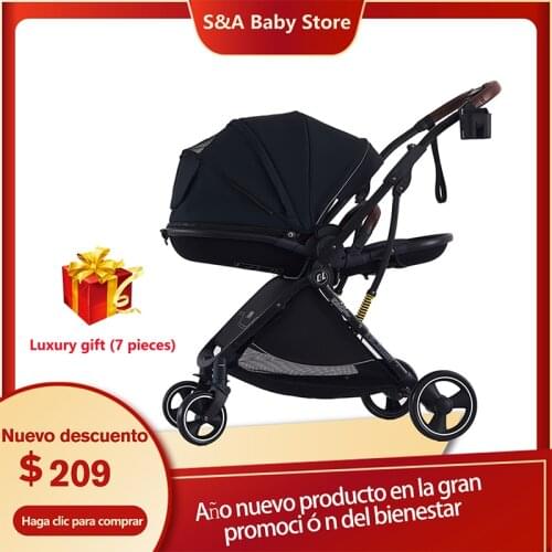 Baby Stroller Fast and Free Shipping Stroller Accessories 2in1 Light baby walk r High-Land Scape Pram Portable Carriage on 2021