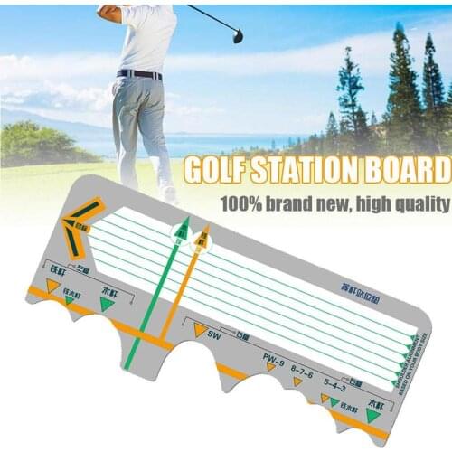 Golf Course Board Swing Trainer Posture Assist Corrector Beginners Batting Calibration Training Golf Training Assist Tool