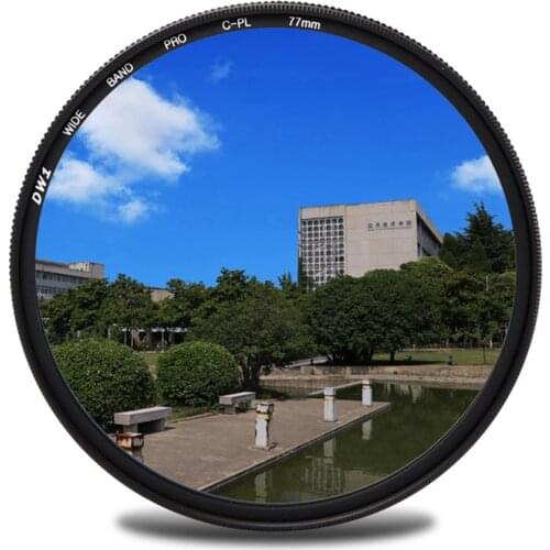 Walkingway CPL Camera Filter Circular Polarizing CIR-PL Filters Filtor for Nikon Canon DSLR Camera Lens 52/55/58/62/67/72/77/82