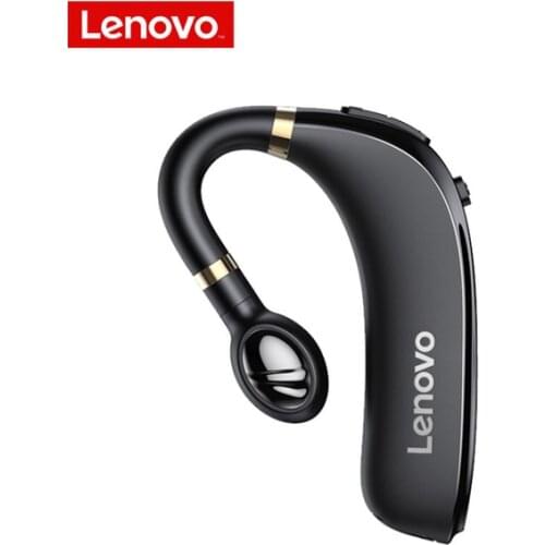 Original Lenovo HX106 Single Earbud with Mic For Driving Meeting Wireless Bluetooth Earphone Noise Reduction Stereo Pro Ear Hook