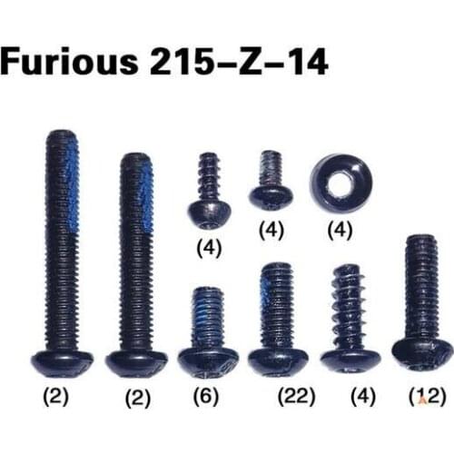 Original Walkera Furious 215 spare parts Screw Bag Racing Drone Quadcopter accessories Furious 215-Z-14