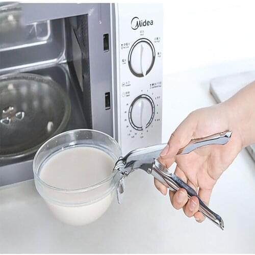 Grill Grate Lifter Gripper Accessories BBQ Charcoal Tongs Anti-Scald Clamp Dishes Clamp Trays Stone Pot Avoid Oven Tray Clamps