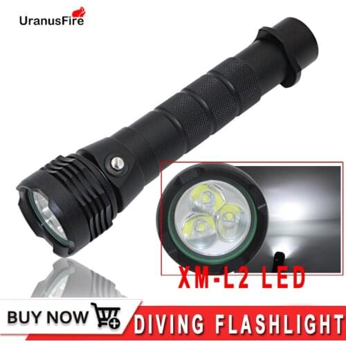 3800 lumens Professional Scuba Diving Flashlight Torch 3*L2 led Underwater 100M Diving linternas Waterproof Searchlig Light Lamp